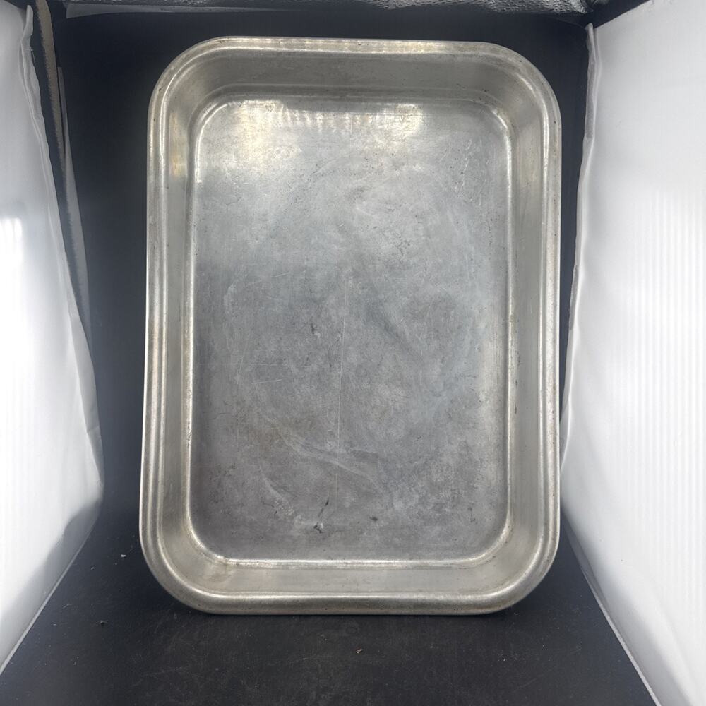 Vintage Enterprise Aluminum Co Baking Pan 14x10x2 Macon GA Cake Roaster